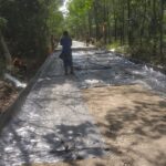 APBD Kabupaten Muara Enim Anggaran Tahun 2023 , Jalan Cor Beton Diduga Dijadikan Para Oknum Yang Bermain. IMG-20250702-WA0013
