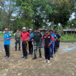 Sambut HUT RI ke-80, Satgas Yonif 131/Brajasakti Latih Paskibra di Perbatasan RI-PNG IMG-20250725-WA0065