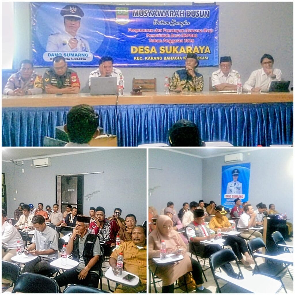 Desa Sukaraya Prioritaskan Perbaikan Jalan Dan Drainase Dalam Rencana Kerja th 2026