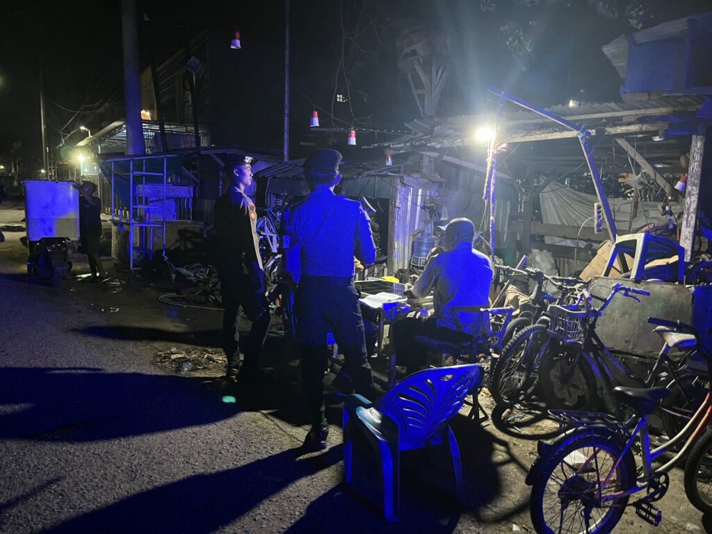 Patroli Blue Light Turjawali Sat Samapta Polres Bima Kota Jaga Kamtibmas Malam Hari