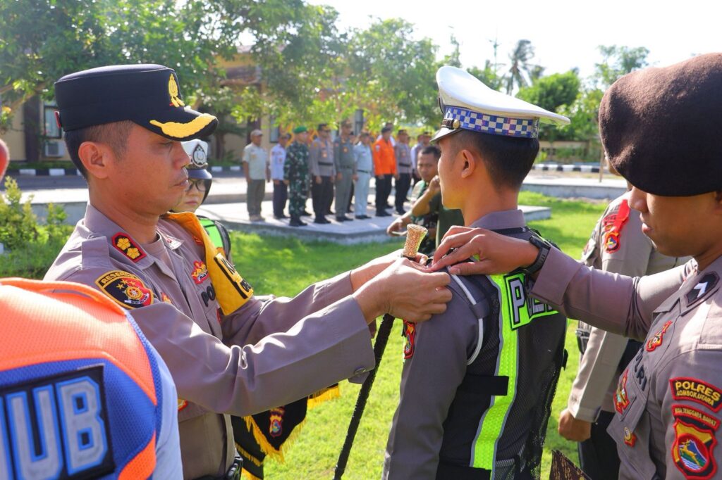 Polres Lombok Utara Gelar Apel Pasukan Operasi Ketupat Rinjani 2026, Siap Amankan Mudik Lebaran