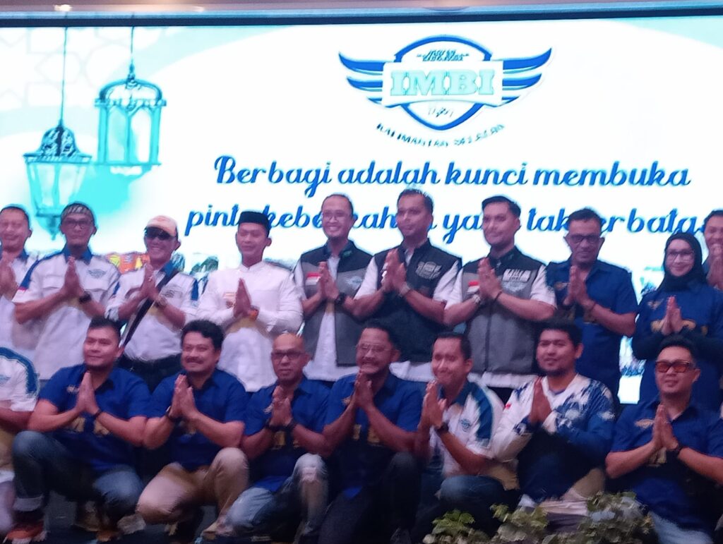 Acara buka puasa bersama dan bakti sosial Ikatan motor besar Indonesia di hotel HBI Kalimantan Selatan