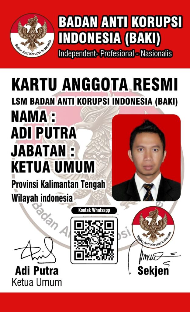 LSM BAKI Hadir Sebagai Motor Edukasi Anti Korupsi, Digagas Tiga Tokoh Muda Asal Kalimantan