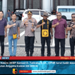 Kapolres Nabire Turut Hadir dalam Penjemputan Anggota Komisi XIII DPR RI di Bandara Douw Aturure Nabire