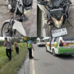 Dua Sepeda Motor Adu Banteng di Jalinsum Perbaungan, Tiga Korban Dilarikan ke Rumah Sakit
