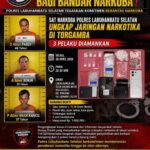 Satres Narkoba Polres Labuhanbatu Selatan Ringkus 3 Pelaku Narkoba.