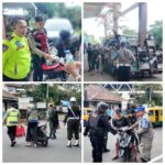 Polres Cianjur Tertibkan Knalpot Bising Jelang dan Pasca Pertandingan Persib vs Persijap 
