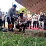 Peletakan Batu Pertama Pembangunan Masjid , Polres Cirebon Kota, Wujudkan Semangat “Sauyunan Jaga Lembur”
