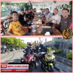 *AKP Samsi Kapolsek Kalumpang Pimpin Touring Silaturahmi Komunitas Otomotif Sekaligus Edukasi Keselamatan Berkendara*