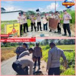 *Polsek Lore Selatan Gelar Kerja Bakti Cor Jalan Berlubang Di Antara Desa Bomba-Pada*