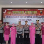 Kapolres Demak AKBP arrizal Samelino Pimpin Sertijab Pejabajabat Utama Pesannya Meminta Perkuat Pelayanan dan Keamanan Kamtibmas Oplus_131072