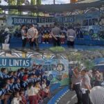 Satlantas Polres Jember Gelar Edukasi Keselamatan Lalu Lintas Dini, Sambut 35 Siswa TK Dharma Wanita 1 Grenden – Puger