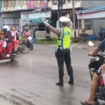 Satlantas Polres Melawi Gelar Ploting Poin Pagi,Tingkatkan Ketertiban Berlalu Lintas di Nanga Pinoh