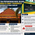 ORANG TUA PERTANYAKAN HASIL SELEKSI JALUR ZONASI DI SMKN 1 PRABUMULIH, UPAYA KONFIRMASI KE PIHAK SEKOLAH MASIH BERLANGSUNG. 