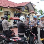 Propam Polres Melawi Gelar Gaktibplin, Periksa Kelengkapan Kendaraan dan Identitas Personel