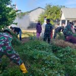 Koramil 03-/Galut Bersama Pemerintah Desa Tamasaju Gelar Kerja Bakti Pembersihan Jalan Desa IMG-20260618-WA0025