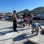 Sambut HUT Bhayangkara Ke-80, Polsek Alas Gotong Royong Bantu Pembangunan Masjid Besar Al-Ihsan IMG-20260620-WA0004