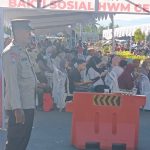 Polisi Amankan Bhakti Sosial HWM Center di Alun-Alun Taliwang, Kegiatan Berlangsung Aman dan Lancar