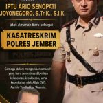 Kabiro Media Mabes Polri Jember Sampaikan Ucapan Selamat kepada Iptu Ario Senopati Joyonegoro, S.Tr.K., S.I.K. atas Amanah Baru sebagai Kasatreskrim Polres Jember PhotoGrid_Site_1782723685234