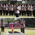Ziarah dan Tabur Bunga di Makam Pahlawan Juang Landak, Polres Landak Kenang Jasa Para Pahlawan Jelang Hari Bhayangkara ke-80