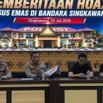 Polres Singkawang Tegaskan Pemberitaan Kasus Emas di Bandara Merupakan Hoaks, Seluruh Dokumen Dinyatakan Sah. 