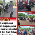 Polsek Teluk Batang Laksanakan Pengamanan dan Pengawasan Penyaluran BBM Bersubsidi di SPBU