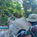 Dandim 1426/Takalar Tinjau Langsung Pembangunan Jembatan Beton, Pastikan Pekerjaan Berjalan Sesuai Target IMG-20260711-WA0012