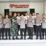 Kapolres Sumbawa Barat Silaturahmi ke Kodim 1628/SB, Perkuat sinergi Jaga Kamtibmas