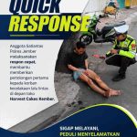 Respons Cepat Personel Satlantas Polres Jember, Korban Kecelakaan di Jember Langsung Dapat Pertolongan Pertama