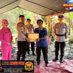*Polsek Dan Bhayangkari Poso Kota Salurkan Bantuan Sembako Kepada Korban Kebakaran di Ranonuncu*