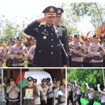 Polres Melawi Berikan Penghormatan Terakhir Kepada Aiptu M.T.L Tobing