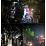 Binmas Polsek bayan bersama damkar sigap padamkan kebakaran rumah warga di dusun telaga banyak kecamatan bayan img_20260717_1425411576043695765006168