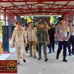 Kapolda Kalteng Dampingi Menko Polkam Tinjau Penanganan Karhutla di Tumbang Nusa