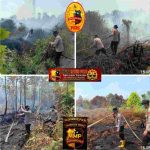 Satgas Aman Nusa Terus Lakukan Pembasahan Lahan Cegah Meluasnya Karhutla