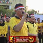 Lomba Tarik Tambang, Tangkap Bebek hingga Memasak Semarakkan HUT RI ke-81 di Polda Kalteng