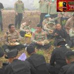 Perkuat Kebersamaan, Kapolda Kalteng Motivasi Satgas Karhutla Lewat Makan Siang Bersama
