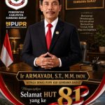 Memperingati HUT ke-81 Kemerdekaan Republik Indonesia, Kepala Dinas PUPR Kabupaten Sumbawa Barat Ajak Masyarakat Perkuat Semangat Membangun Negeri
