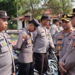 Kapolres Melawi Periksa Kesiapan Bhabinkamtibmas dan Kendaraan Dalam Tugas
