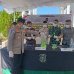 Kapolres Hadiri Pemusnahan Barang Bukti Narkotika di Kejaksaan Negeri Sumbawa Barat