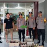 Polsek Tabang Sita 669 Botol Miras Ilegal dalam Razia Bersama Forkopimcam.