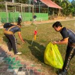 Polsek Loa Kulu Laksanakan Gotong Royong Persiapan Upacara HUT ke-81 Kemerdekaan RI di Loa Kulu. IMG-20260815-WA0017