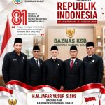 KETUA BAZNAS MENYAMBUT HUT KE-81 REPUBLIK INDONESIA “Zakat sebagai Pilar Ketahanan Sosial, Mewujudkan Kemandirian Umat di Usia Kemerdekaan ke-81”