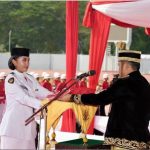 Gubernur Kalimantan Timur Dr H Rudy Mas’ud (Harum) menjadi Inspektur Upacara Peringatan Detik-detik Proklamasi Hari Ulang Tahun (HUT) ke-81