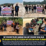 Sat Reskrim Polres Sanggau Cek Dugaan Aktivitas PETI di Tayan Hilir, Polisi Pastikan Tak Ada Penambangan Berlangsung