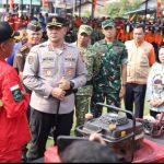 SINERGI CEGAH BENCANA DI JANTUNG BORNEO; KAPOLRES KAPUAS HULU PIMPIN APEL KESIAPAN PENANGANAN KARHUTLA