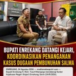 Bupati Enrekang Datangi Kejari, Koordinasikan Penanganan Kasus Dugaan Pembunuhan Salma