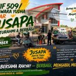 Yonif 509/Balawara Yudha Gelar JUSAPA di Depan PLUT KUMKM Jember, Berbagi Langsung di Tengah Masyarakat