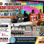 Polres Jember Gelar Konferensi Pers, Ungkap 36 Kasus Peredaran Narkoba dan Obat Ilegal Selama Operasi Tumpas Semeru 2a81f94b-f4a6-4aca-86f4-cdc7b8555cfe