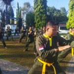 Kodim 1426 Takalar Gembleng Prajurit dengan Latihan Pencak Silat Militer