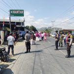 Sat Samapta Kawal Pawai Ta’ruf MTQ XXII Sumbawa Barat, Ajak Warga Jaga Kamtibmas